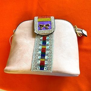 Light Pink Rhinestone Pride Purse